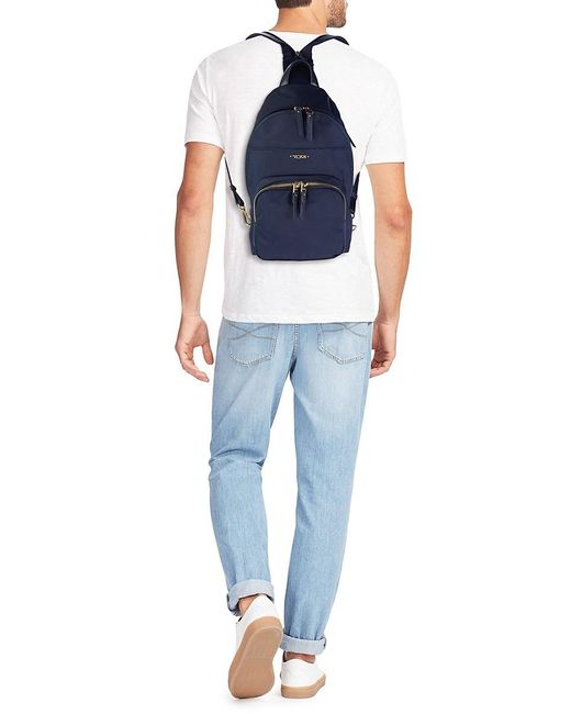 Tumi Leather Naomi Convertible Backpack 