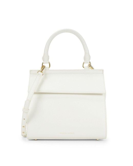 Modern Picnic Luncher Top Handle Bag in White | Lyst