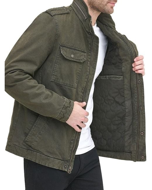 Levi's Brown Military Field Jacket for men