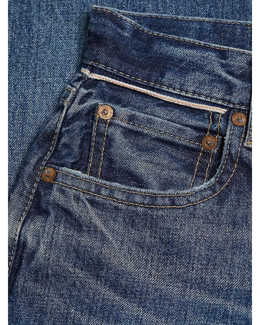 Moussy Blue Widstoe High-Rise Distressed Straight-Leg Jeans