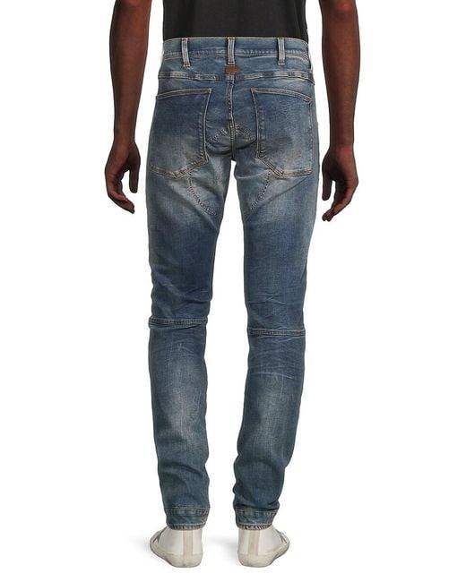 G-Star RAW Blue 3D Skinny Jeans for men