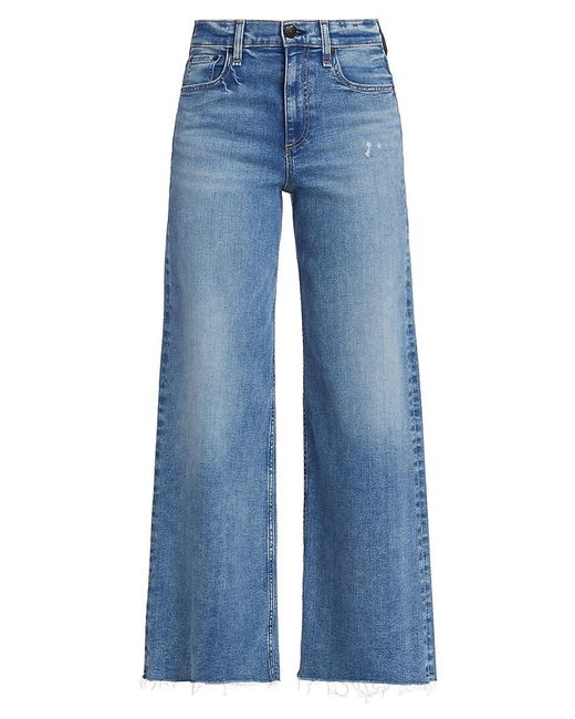 Rag & Bone Blue Flexi Sofie High Rise Ankle Jeans