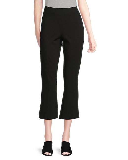 Saks Fifth Avenue Black Stella Crop Kick Pants