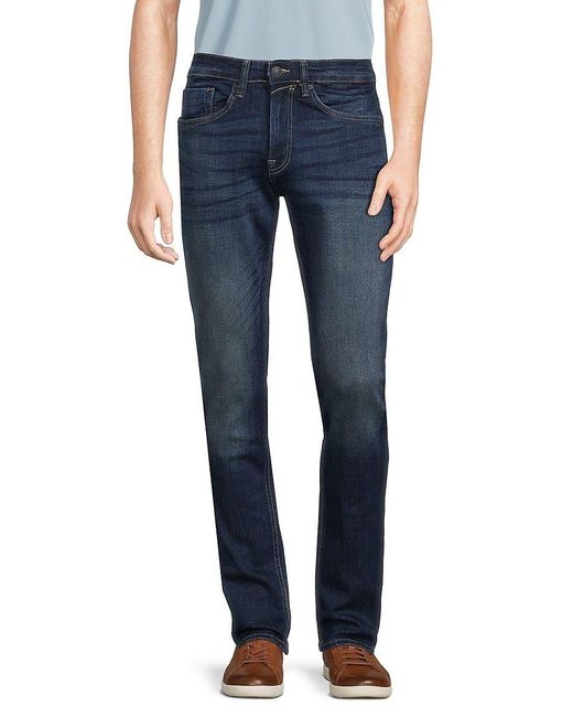 Buffalo David Bitton Ash X Low Rise Slim Stretch Fit Jeans in Blue for ...
