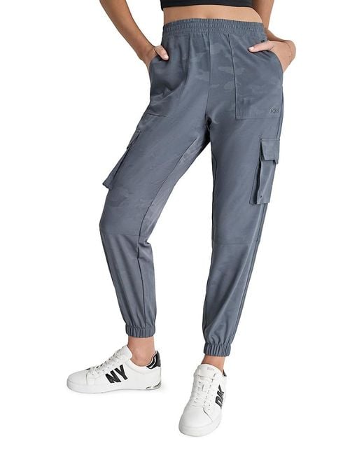 DKNY Blue Camo Print Joggers