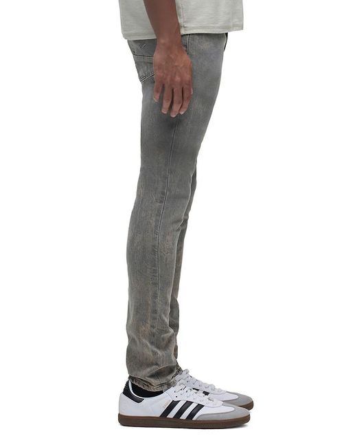 Hudson Gray Zack Skinny Overdyed Jeans for men