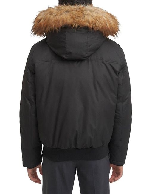 Toboggan Canada Gray Bert Faux Fur Trim Jacket for men
