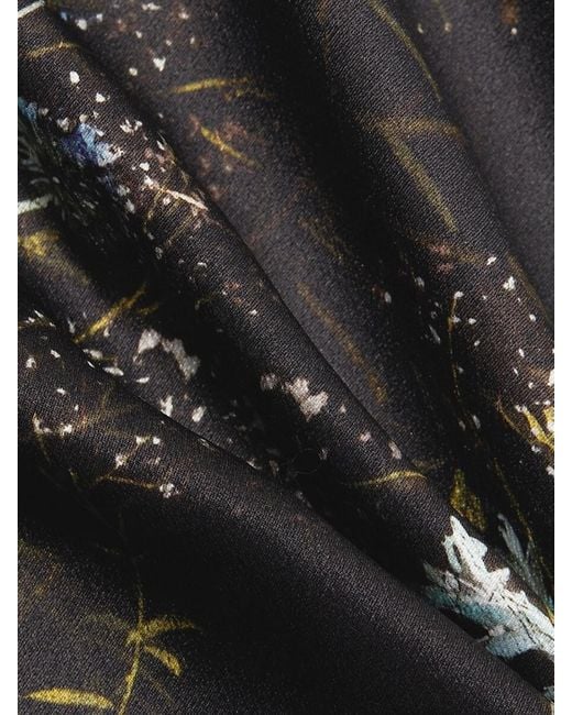 Vince Black Thistle Draped Collar Blouse