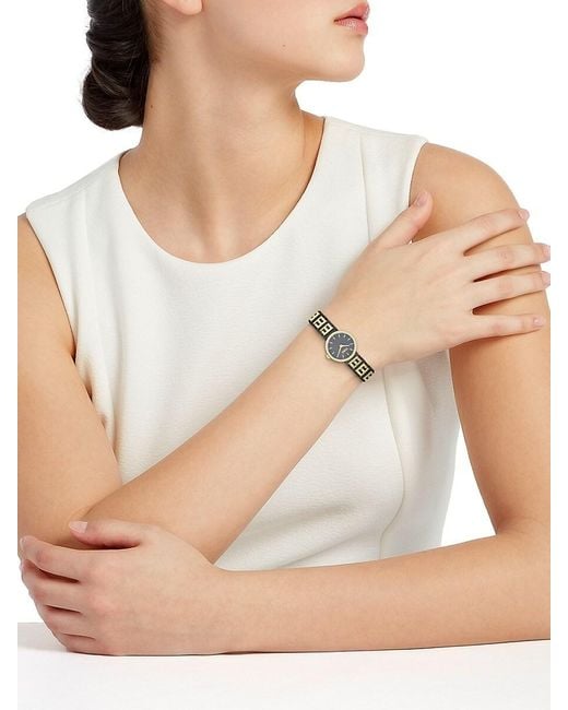 Fendi Metallic Forever Two-Tone Stainless Steel & 0.16 Tcw Diamond Bracelet Watch/19Mm