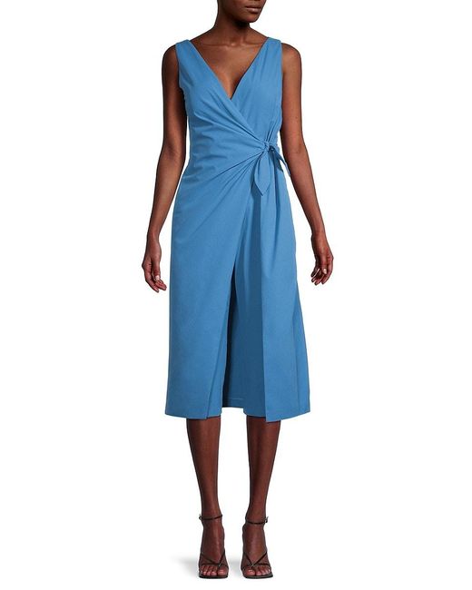 Kay Unger Daytime Annie Skirted Jumpsuit in Blue | Lyst UK