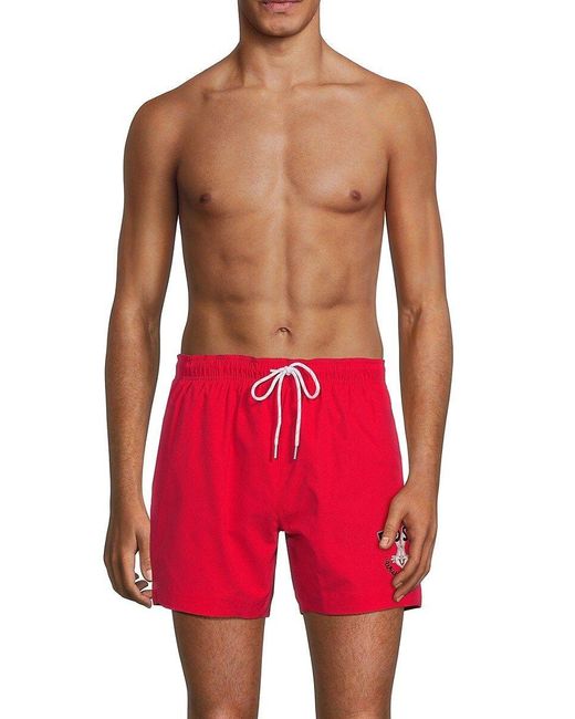 BOSS by HUGO BOSS Flo Bugs Bunny Swim Shorts in Red for Men Lyst