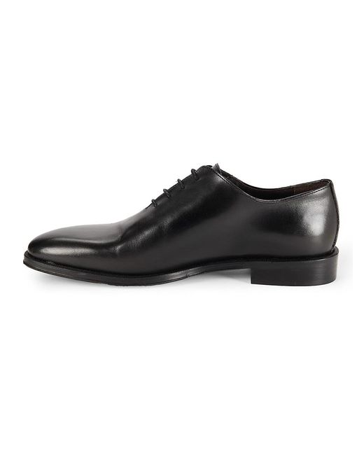 To Boot New York Black Corvallis Leather Oxford Shoes for men