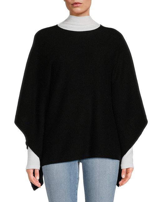 Vince top cashmere poncho
