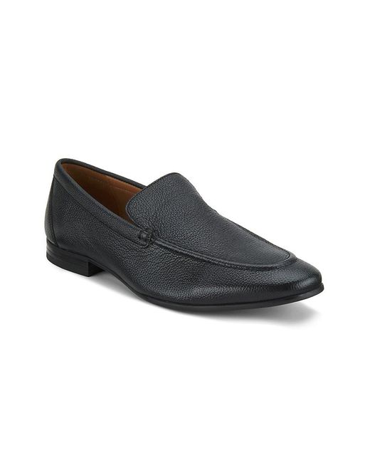 Allen Edmonds Black Lennox Leather Loafers for men