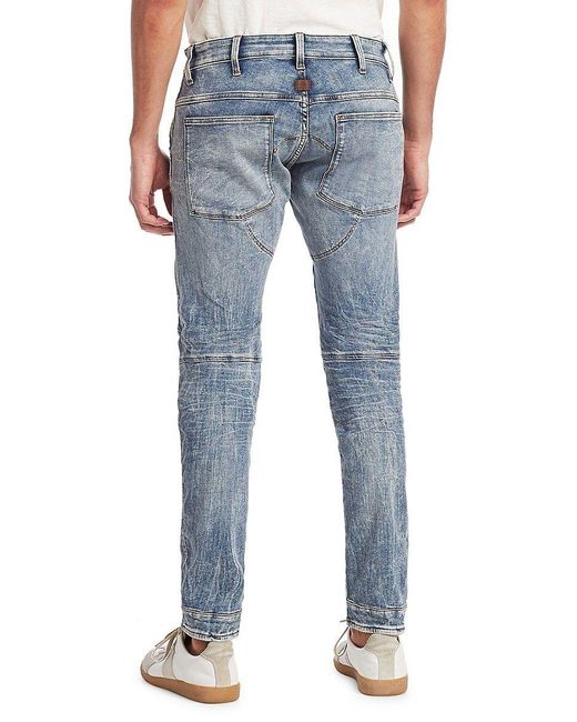 G-Star RAW Denim Super Slim Vintage Wash Skinny Jeans in Light Vintage Wash  (Blue) for Men - Save 87% | Lyst