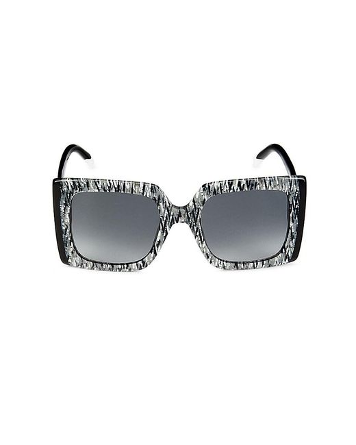 Missoni Gray Mis 0089/s 54mm Square Sunglasses