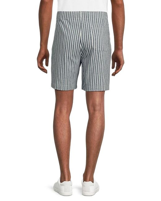 Vince Blue Cabana Striped Shorts for men