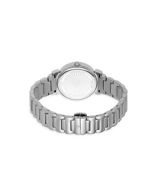 Roberto Cavalli Blue 32mm Stainless Steel & Crystal Bracelet Watch