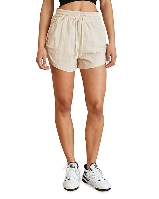 All Fenix White Sunny Toggle Side Shorts
