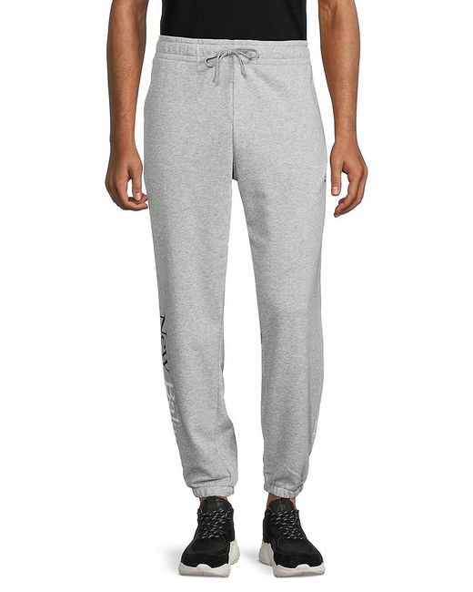 New Balance Cotton Logo Graphic Track Pants in Grey (Grey) for Men Lyst Canada