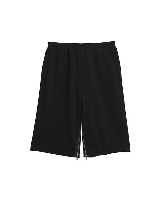 Helmut Lang Gray Gusset Cotton Sweatshorts for men