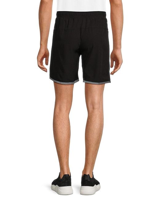 Spyder Black Solid Shorts for men