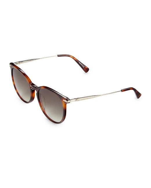 Longchamp Brown 54Mm Oval Sunglasses