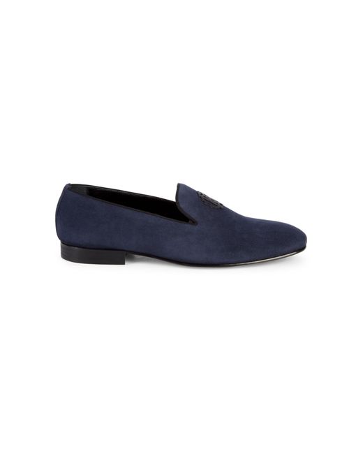 Buy Blue Firenze Suede Men