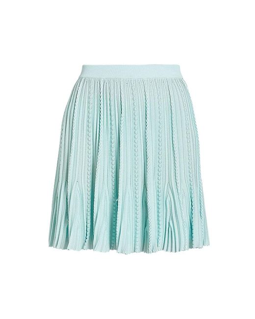 Givenchy blue pleated skirt online