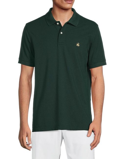 Brooks Brothers Pique Logo Polo in Green for Men | Lyst