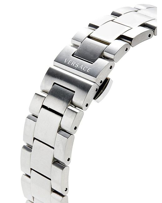 Versace Multicolor Geo Chrono 43mm Stainless Steel Bracelet Watch for men