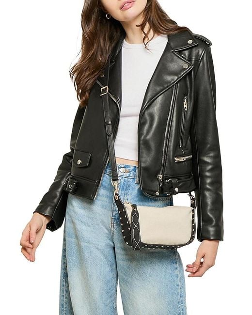 Aimee Kestenberg White Hamilton Leather Crossbody Bag