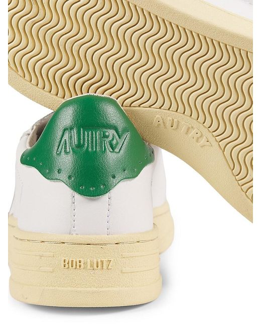 Autry Multicolor Bob Lutz Logo Low Top Sneakers for men