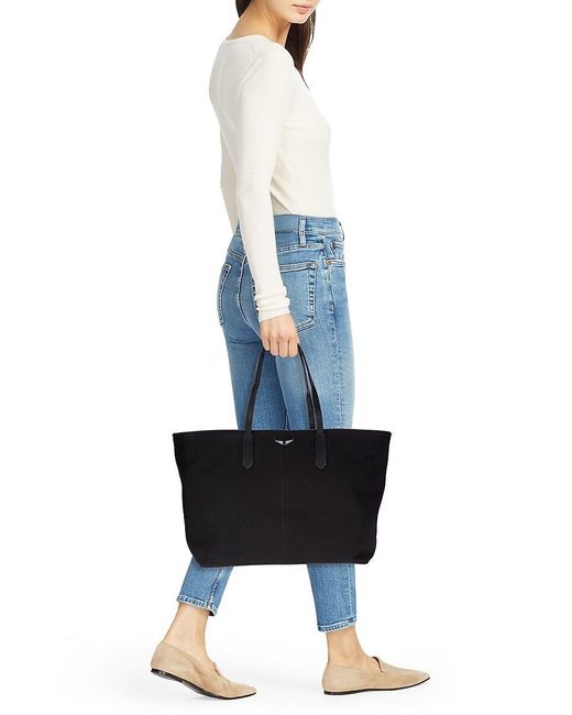 Zadig & Voltaire Natural Mick Wings Tote