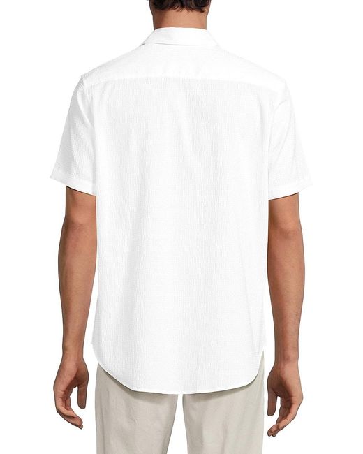 Robert Graham White 'Stetson Point Collar Shirt for men