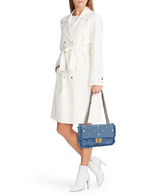 Karl Lagerfeld Blue Agyness Denim Shoulder Bag
