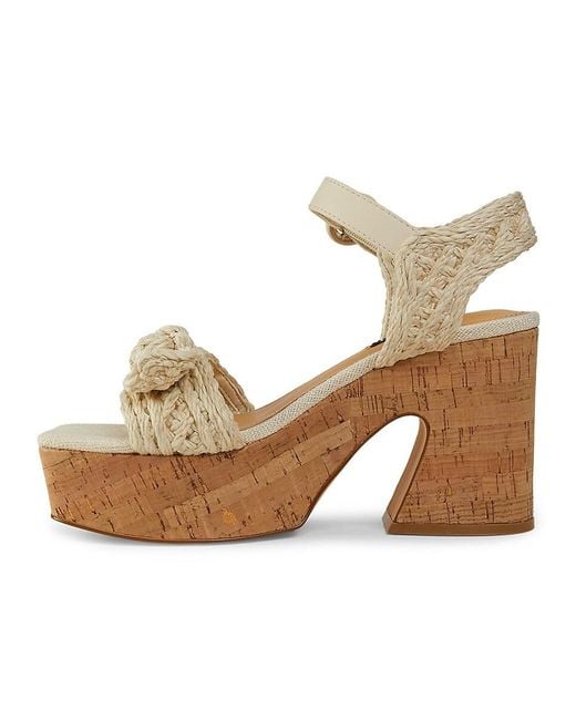 Nine West Metallic Comiele 90Mm Textured Sandals