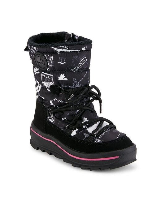 Pajar Black Kid's Tirana Boots