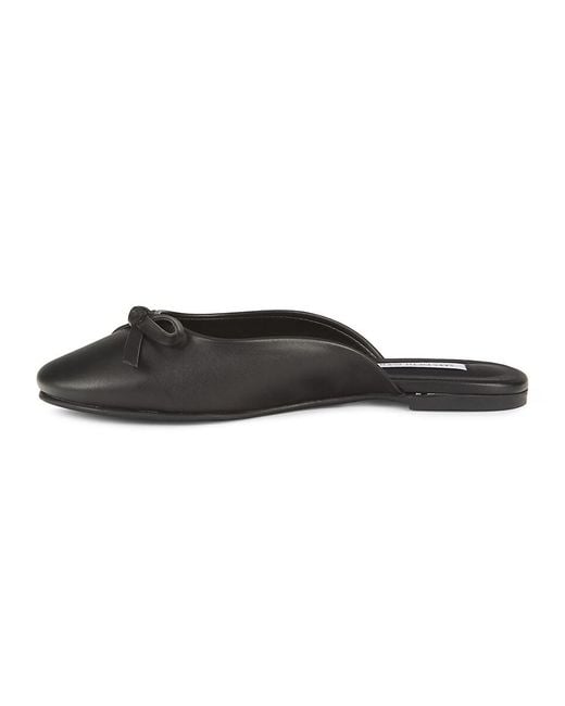 Saks Fifth Avenue Black Nora Bow Mules