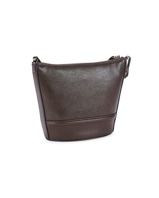 Calvin Klein Ash Crossbody Bucket Bag in Brown Lyst