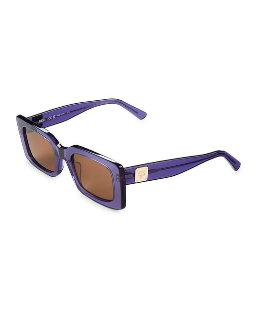 MCM 51mm Rectangle Sunglasses in Blue Lyst UK