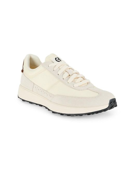 【Cole Haan 】Tone On Tone ロートップ ランニング スニーカー Cole Haan Tone On Tone Low Top Running Sneakers in White for