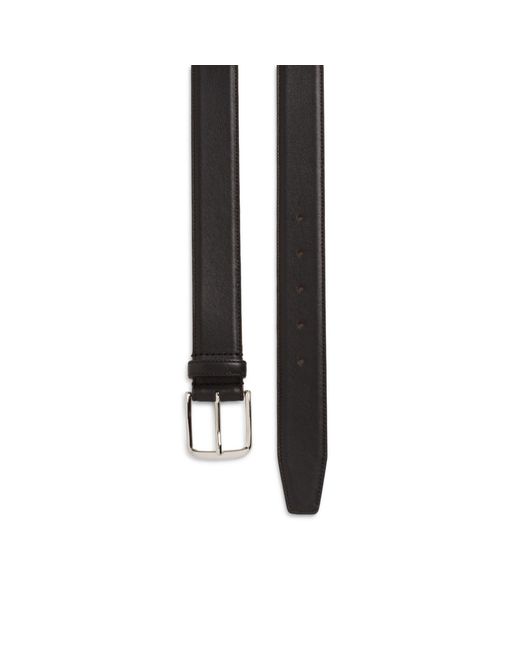 Saks Fifth Avenue Leather Belt in Brown (Metallic) for Men - Lyst