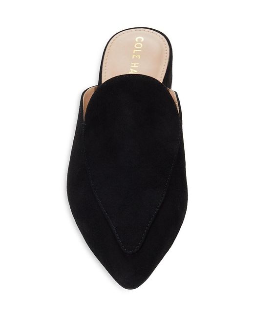 Cole Haan Black Piper Pointed Toe Mules