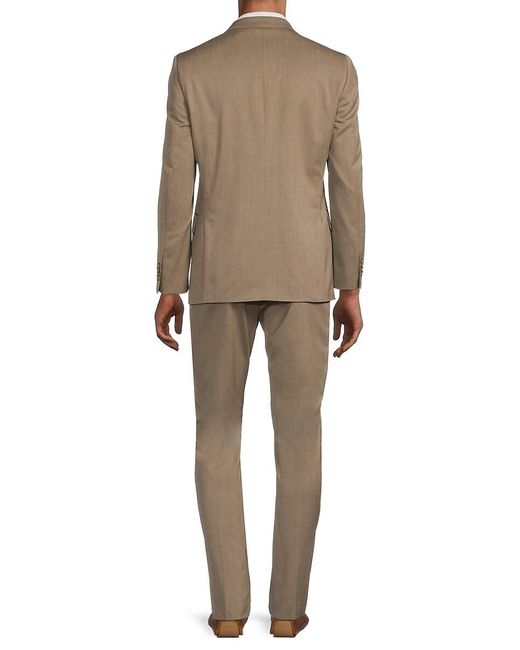 Saks Fifth Avenue Natural Wool Blend Suit for men