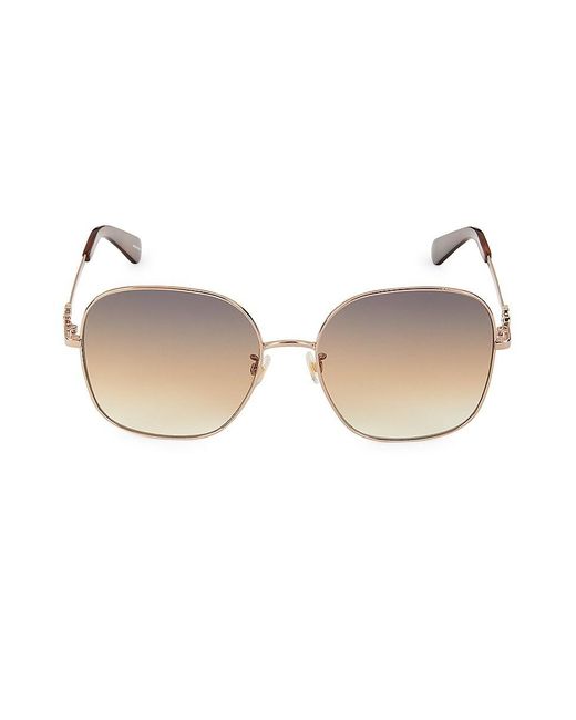 Kate Spade Pink Tayla 59mm Square Sunglasses