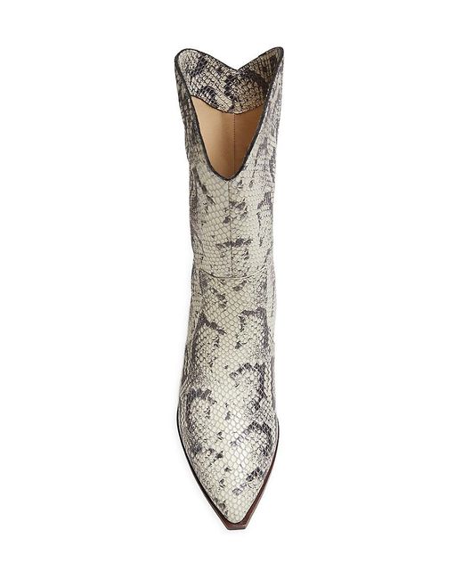 L'Agence Multicolor Claude 60Mm Snake Print Ankle Boots