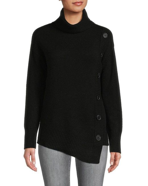 Saks Fifth Avenue Saks Fifth Avenue 100 Cashmere Turtleneck in Black