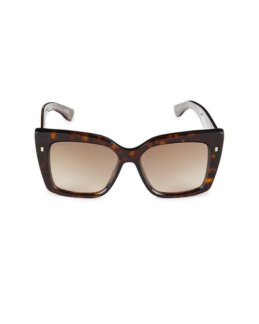 DSquared² Brown 54mm Square Sunglasses
