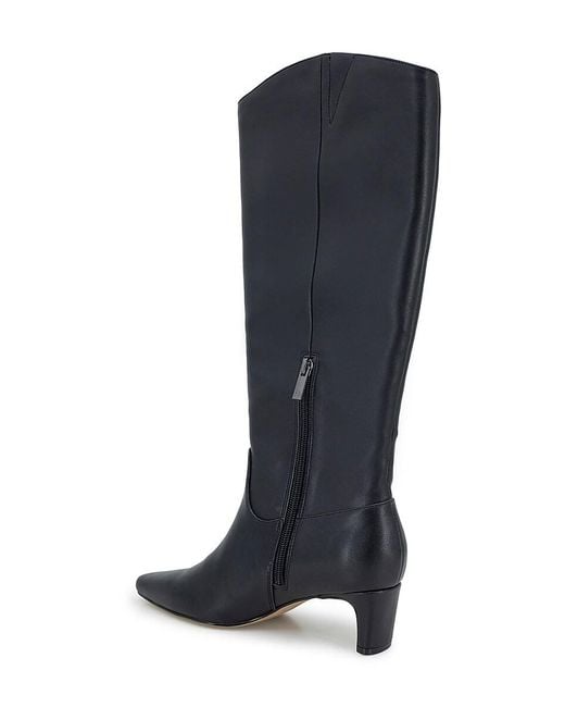 Splendid Black Jett 50Mm Leather-Look Knee-High Boots